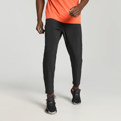 PUMA Solid Men Black Track Pants
