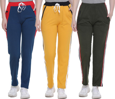 HouseOfCommon Solid Women Multicolor Track Pants