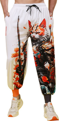 Yellow Tree Printed Men Multicolor Track Pants
