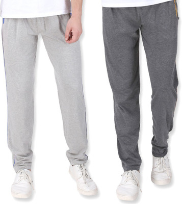 NEO GARMENTS Solid Men Grey Track Pants