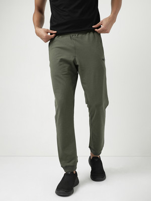 Wildcraft Solid Men Green Track Pants