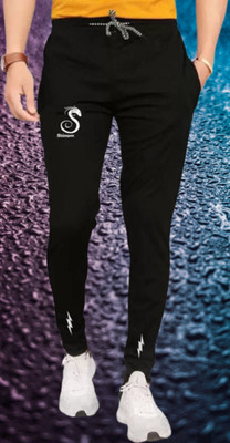 sonizeed gh Printed Men Black Track Pants