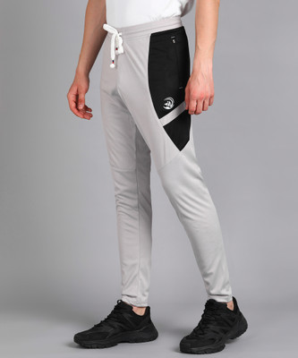 AYLMER Colorblock Men White Track Pants