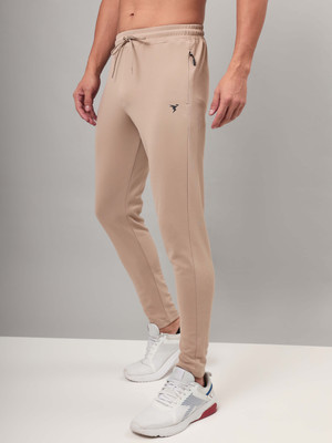 TECHNOSPORT Solid Men Brown Track Pants