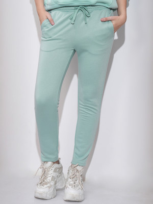 Tokyo Talkies Solid Women Grey Track Pants