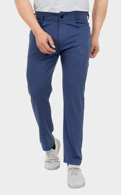 GEE 5 Solid Men Blue Track Pants