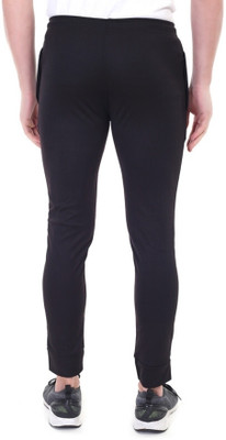Toxic ADDICTION Solid Men Black Track Pants
