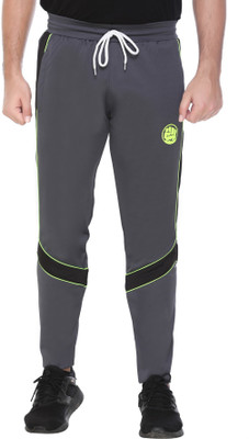 Leebonee Striped Men Grey Track Pants