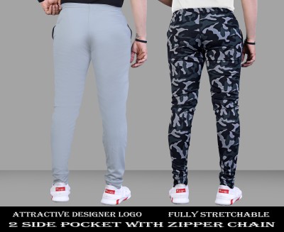 yesha fashion Printed Men Grey Track Pants