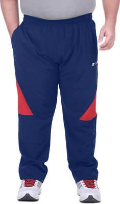 HouseOfCommon Geometric Print Men Dark Blue Track Pants