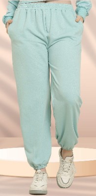 elegance redefined Solid Women Green Track Pants