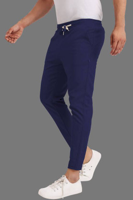 Royal-E-Kashmir Solid Men Blue Track Pants