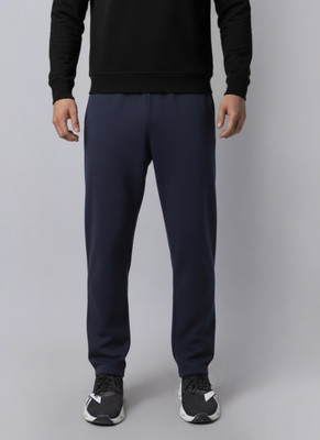 MACK JONNEY Self Design Men Dark Blue Track Pants