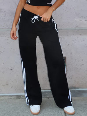 Dockstreet Solid Women White Track Pants