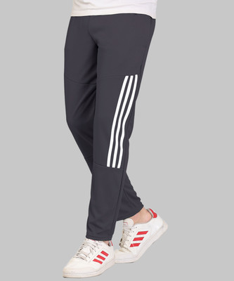 ICEPERA Solid Men Grey Track Pants