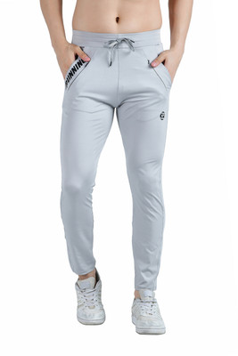 KWINGS Solid Men Grey Track Pants