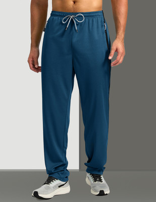 Tee Projekt Solid Men Blue Track Pants