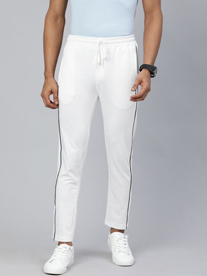 The Indian Garage Co. Solid Men White Track Pants