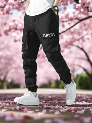 THE SARTHI FASHION TREND Solid Men Black Track Pants