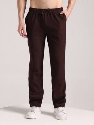 Moda Rapido Regular Fit Men Brown Trousers