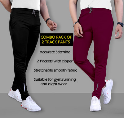 Nidhi Textiles Surat Solid Men Multicolor Track Pants