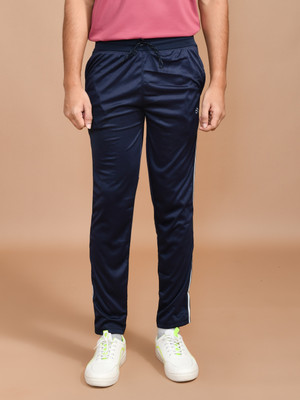 SKYKNIT Solid Men Dark Blue Track Pants