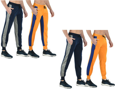 Indistar Colorblock Men Multicolor Track Pants