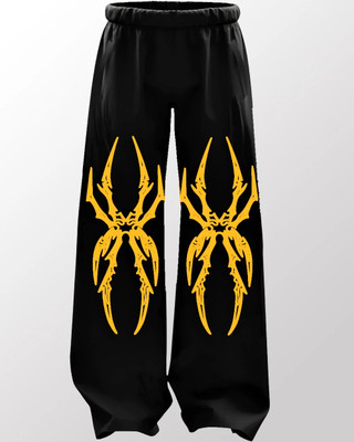 ZEN1FASHION Printed Men Black Track Pants