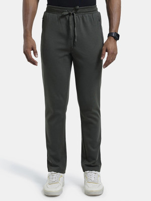 JOCKEY AM44 Super Combed Cotton Rich Solid Men Green Track Pants