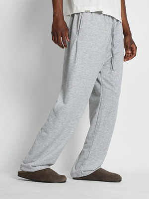 Dockstreet Solid Men Grey Track Pants