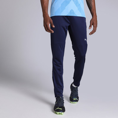 PUMA teamFINAL Training Pants Solid Men Blue Track Pants