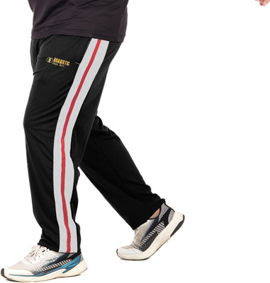 ADAAISTIC SPORTS Striped Men Black Track Pants