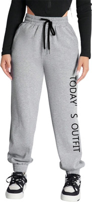 Tabadtod Printed Women Grey Track Pants