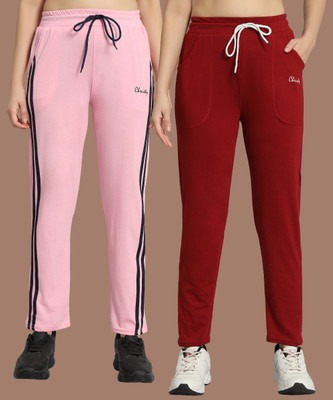 SYDNEY HILLS Solid Women Multicolor Track Pants