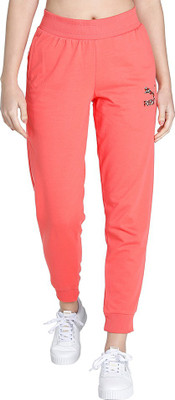 PUMA Camo Graphic Pants Printed Women Pink Track Pants