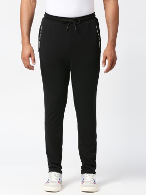 Pepe Jeans Solid Men Black Track Pants