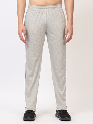 Zeffit Solid Men Light Blue Track Pants