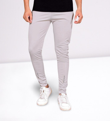 VALLY CREATION Solid Men Grey Track Pants