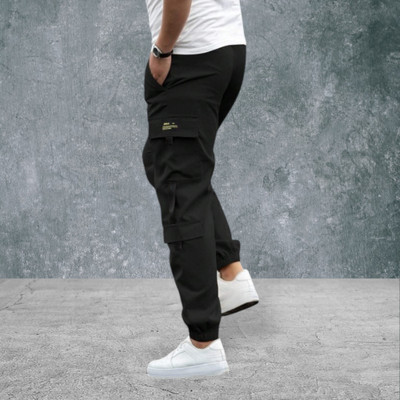THE SARTHI FASHION WORLD Solid Men Multicolor Track Pants