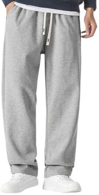 FN3 Solid Men Silver Track Pants