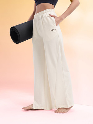 HRX by Hrithik Roshan Solid Women White Track Pants