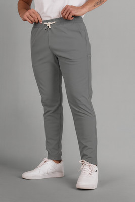 Royal-E-Kashmir Solid Men Grey Track Pants