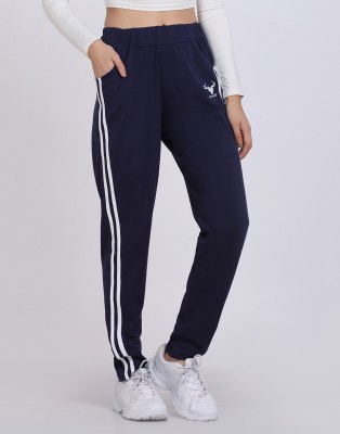 Clothmaster Solid Women Black Track Pants