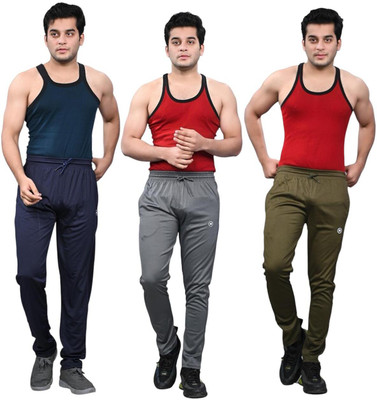 neoCardin Solid Men Multicolor Track Pants