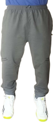Newconcept Solid Men Grey Track Pants