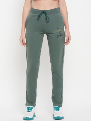 CANTABIL Solid Women Green Track Pants