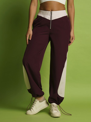 Globus Solid Women Red Track Pants