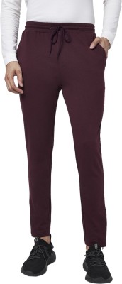 Ajile By Pantaloons Solid Men Maroon Track Pants