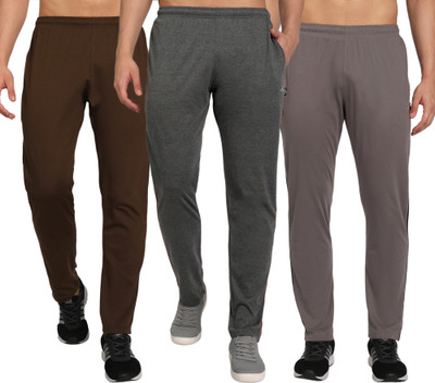 Zeffit Printed Men Brown, Multicolor, Grey Track Pants