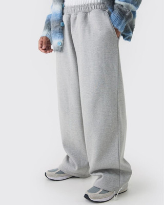 Cloth N Code Solid Men Grey, Silver Track Pants